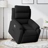 vidaXL Fauteuil inclinable Noir Velours