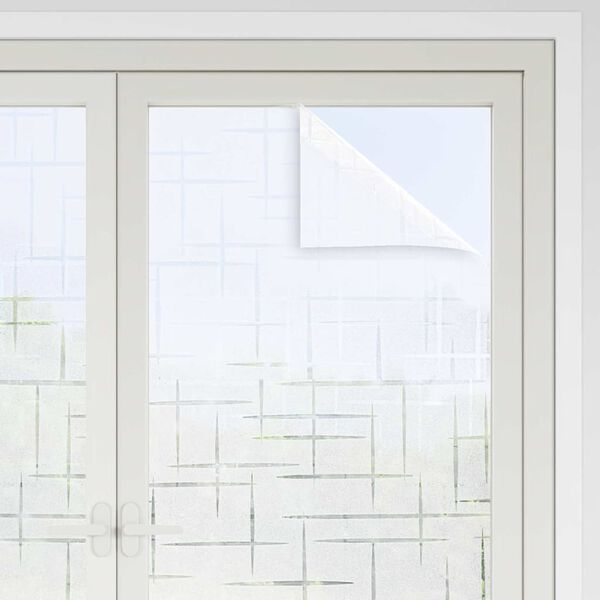 vidaXL Film pour fenêtre dépoli motif d'étoiles 60x500 cm PVC