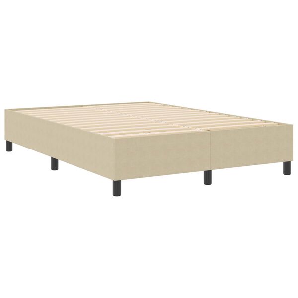 vidaXL Cadre de lit plateforme Vert gris 160 x 200 cm tissu