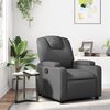 vidaXL Fauteuil inclinable gris similicuir