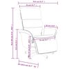 vidaXL Fauteuil inclinable de massage avec repose-pieds marron tissu