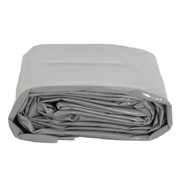 vidaXL B&acirc;che gris 4x6 m 650 g/m&sup2;