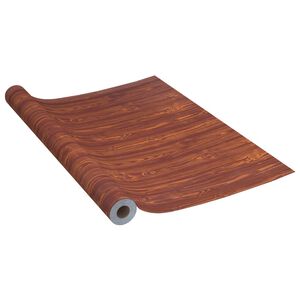 vidaXL Film autoadh&eacute;sif pour meubles Acacia 500x90 cm PVC