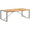 vidaXL Table &agrave; manger 220x100x75 cm Bois de manguier massif brut