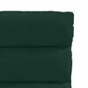 vidaXL Chaises &agrave; manger lot de 4 Vert fonc&eacute; Velours