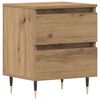 vidaXL Cabinet de chevet Ch&ecirc;ne artisanal 40 x 35 x 50 cm