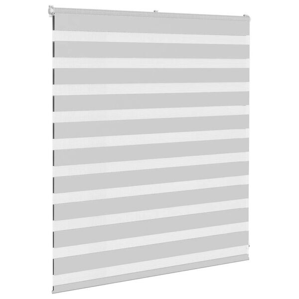 vidaXL Store z&egrave;bre gris clair largeur du tissu 115,9 cm polyester