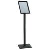 vidaXL Stand de Poster sur Pied a4 Fonte Noir