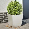 vidaXL Jardini&egrave;res 2 pcs 40x40x40 cm acier inoxydable