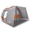vidaXL Tente de voiture 2 personnes gris et orange imperm&eacute;able