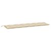 vidaXL Coussin de banc de jardin beige 200x50x7 cm tissu oxford