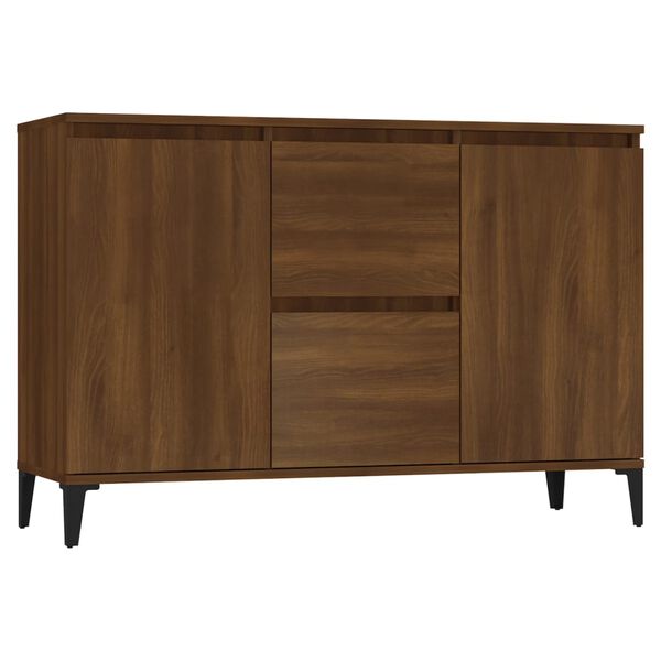 vidaXL Buffet Ch&ecirc;ne marron 102x35x70 cm Bois d'ing&eacute;nierie
