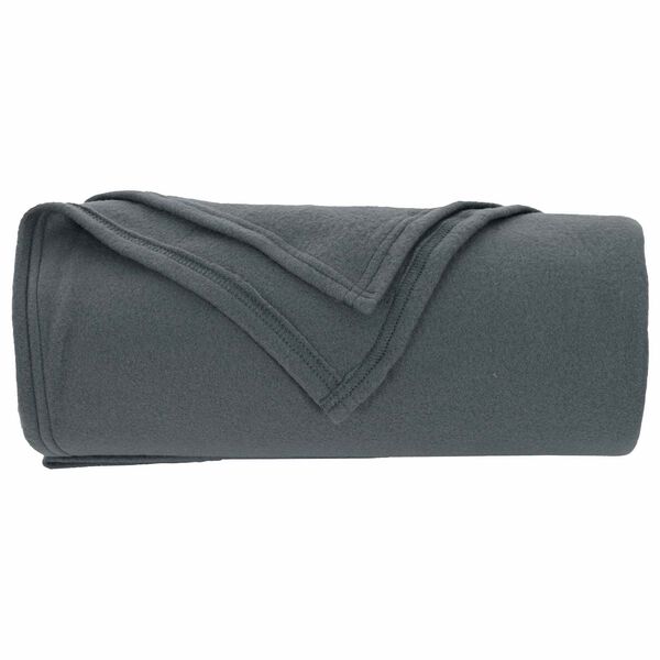 vidaXL Jet&eacute; Gris fonc&eacute; 240 x 220 cm Toison