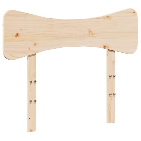 vidaXL T&ecirc;te de lit 90 cm bois massif de pin