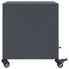 vidaXL Tables de chevet 2 pcs anthracite 36x39x43,5 cm acier