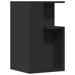 vidaXL Table d'appoint noir 35x35x60 cm bois d'ing&eacute;nierie