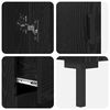 vidaXL Haut Armoire avec tiroir 2 pcs Ch&ecirc;ne noir Bois d'ing&eacute;nierie