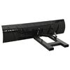 vidaXL Chasse-neige pour chariot &eacute;l&eacute;vateur 200x48 cm Noir