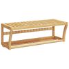 vidaXL &Eacute;tag&egrave;re murale &agrave; serviettes 60x25x20 cm bambou