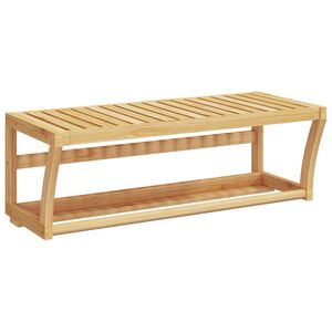 vidaXL &Eacute;tag&egrave;re murale &agrave; serviettes 60x25x20 cm bambou