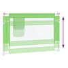 vidaXL Barri&egrave;re de s&eacute;curit&eacute; de lit d'enfant Vert 100x25 cm Tissu