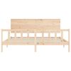 vidaXL Cadre de lit sans matelas 200x200 cm bois massif de pin