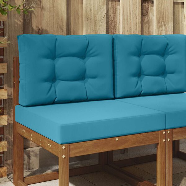 vidaXL Coussin de canap&eacute; d'ext&eacute;rieur 2 pcs Bleu royal Polyester