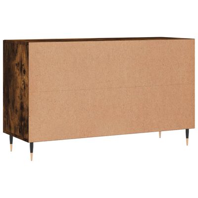 vidaXL Buffet chêne fumé 100x36x60 cm bois d'ingénierie