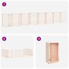 vidaXL Barri&egrave;re pour chien porte pliable 15 panneaux bois de peuplier