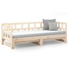 vidaXL Lit coulissant sans matelas bois de pin massif 2x(90x190) cm