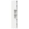 vidaXL Armoire de salle de bain Blanc brillant Bois d'ing&eacute;nierie