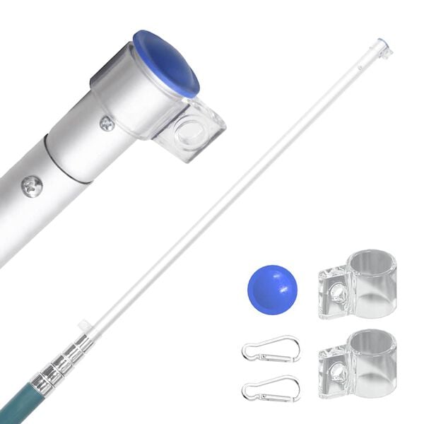 vidaXL Drapeau de la Belgique et m&acirc;t 5,5 m Aluminium