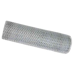 vidaXL Cl&ocirc;ture hexagonale Argent&eacute; 0,8 x 50 m Acier galvanis&eacute;