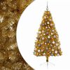 vidaXL Sapin de No&euml;l artificiel avec boules 210 cm 300 LED Blanc chaud