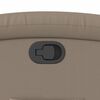 vidaXL Fauteuil inclinable Cappuccino Similicuir