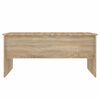 vidaXL Table basse chêne sonoma 102x50,5x46,5 cm bois d'ingénierie