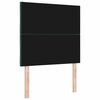 vidaXL T&ecirc;te de lit LED Vert fonc&eacute; 90 cm Cuir synth&eacute;tique