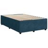 vidaXL Sommier &agrave; lattes de lit et matelas bleu 120x200 cm velours