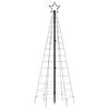 vidaXL Sapin de No&euml;l &agrave; LED avec piquets 220 LED blanc chaud 180 cm