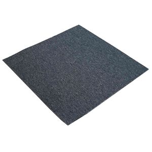 vidaXL Carreau de tapis Gris Bleu 50 x 50 cm 20 pc PP et Bitume