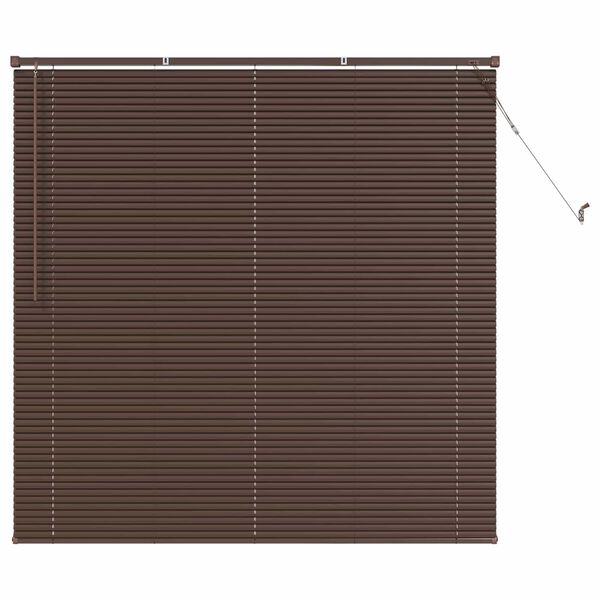 vidaXL Store V&eacute;nitien R&eacute;glable Marron fonc&eacute; 160 x 150 cm PVC
