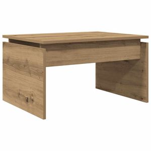 vidaXL Table basse ch&ecirc;ne artisanal 68x50x38 cm bois d'ing&eacute;nierie