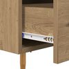vidaXL Cabinet de chevet avec tiroir Ch&ecirc;ne artisanal 40 x 35 x 47,5 cm