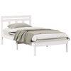vidaXL Cadre de lit Blanc 80 x 200 cm Pin massif