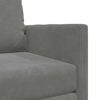 vidaXL Canap&eacute;-Lit 60cm Gris fonc&eacute; Velours