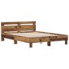 vidaXL Cadre de lit Bois ancien 160 x 200 cm Bois d'ing&eacute;nierie