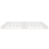 vidaXL Lit de palette blanc 140x200 cm bois de pin massif