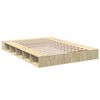 vidaXL Cadre de lit sans matelas ch&ecirc;ne sonoma 150x200 cm