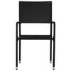 vidaXL Ensemble à manger de jardin 7 pcs Noir