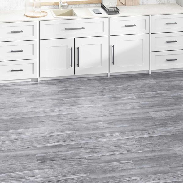 vidaXL Planches de sol 36 pcs Gris 5,02 m&sup2; PVC